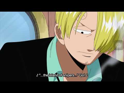 Luffy and chopper singing sogeking theme