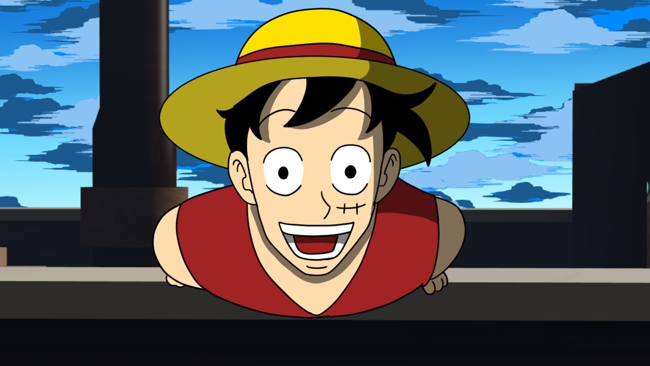 Luffy tem um corno me olhando Animação One Piece