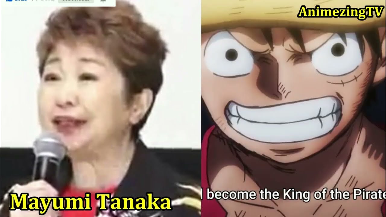 Luffy Voice Actor / Mayumi Tanaka / One Piece / Japanese Seiyuu / Monkey D. Luffy