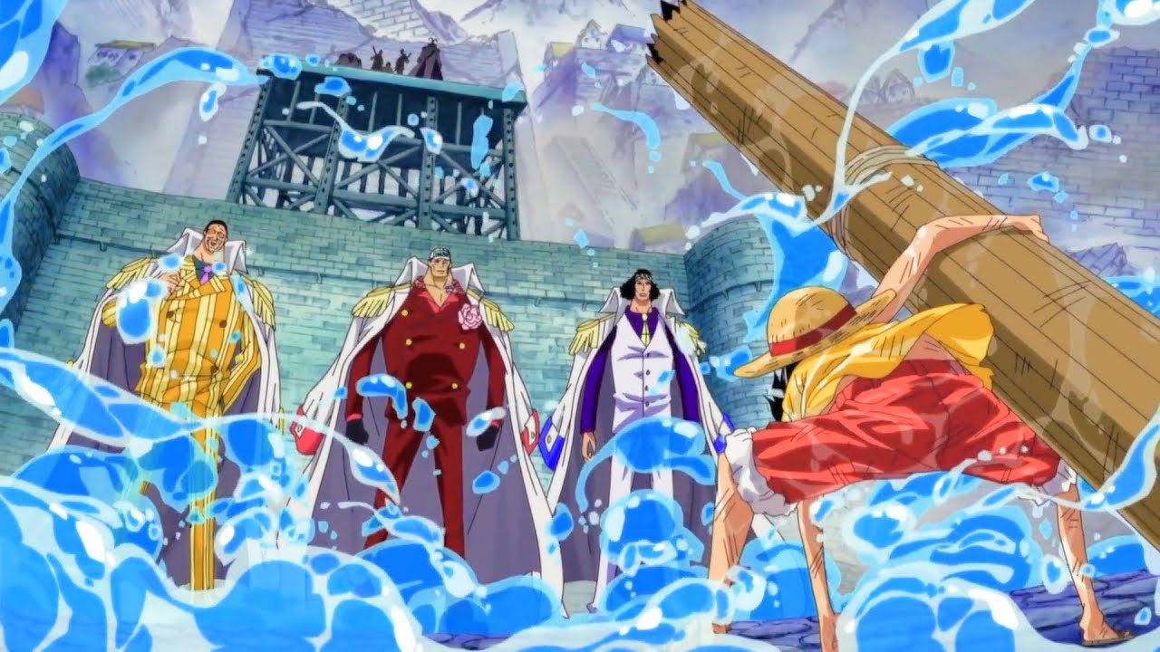 Luffy's Strength And Perseverance Left Everyone In Awe - One Piece Marineford Arc