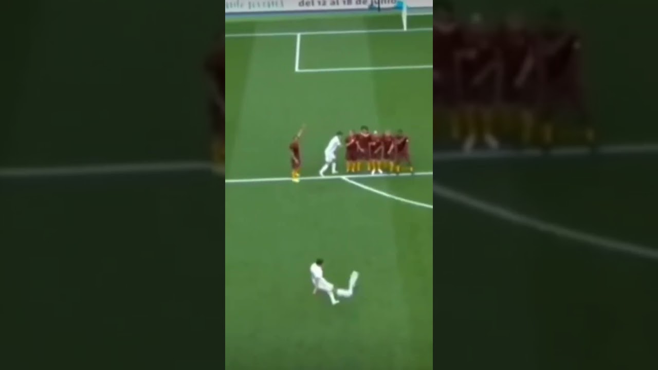 luis figo gaol skill frikik #short #shorts