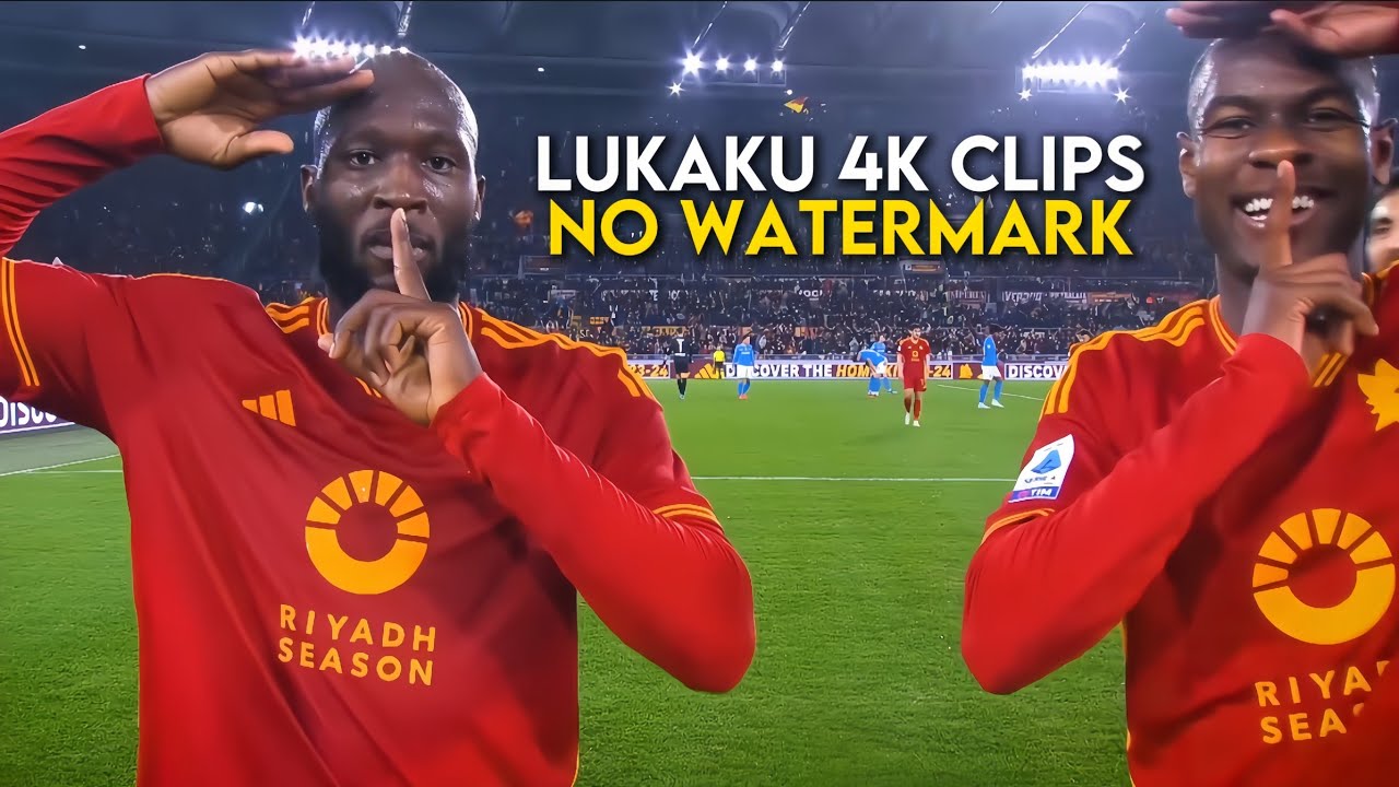 Lukaku FREE 4K Clips For Edits No Watermark
