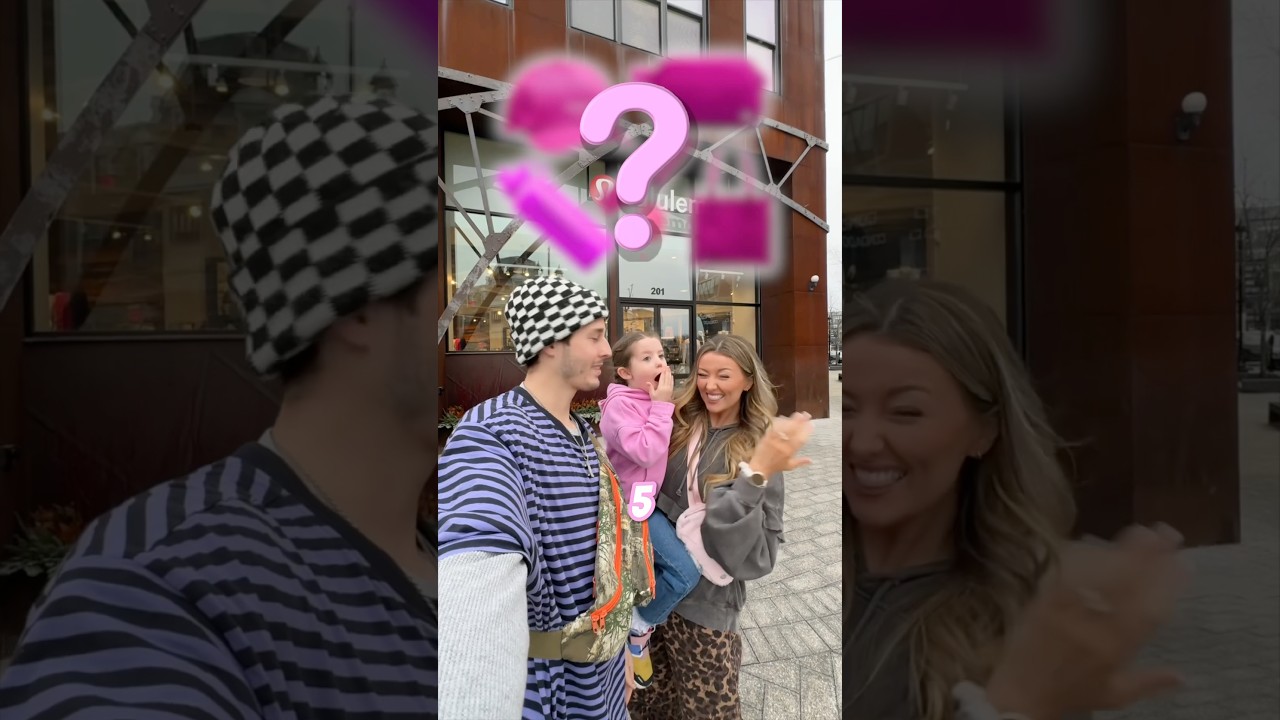 LULULEMON CHALLENGE OUR 5 YR OLD CAN GET WHATEVER SHE WANTS!👀 #challenge #lululemon #family