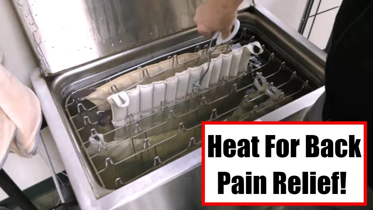 Lumbar Hot Pack For Back Pain - Hydrocollator Heating Pad