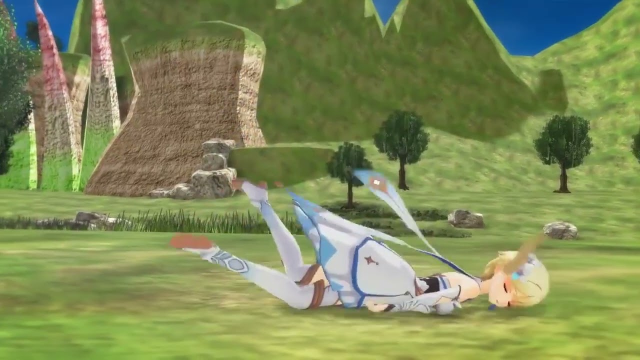 Lumine death / K.O. animation | Genshin Impact MMD ryona