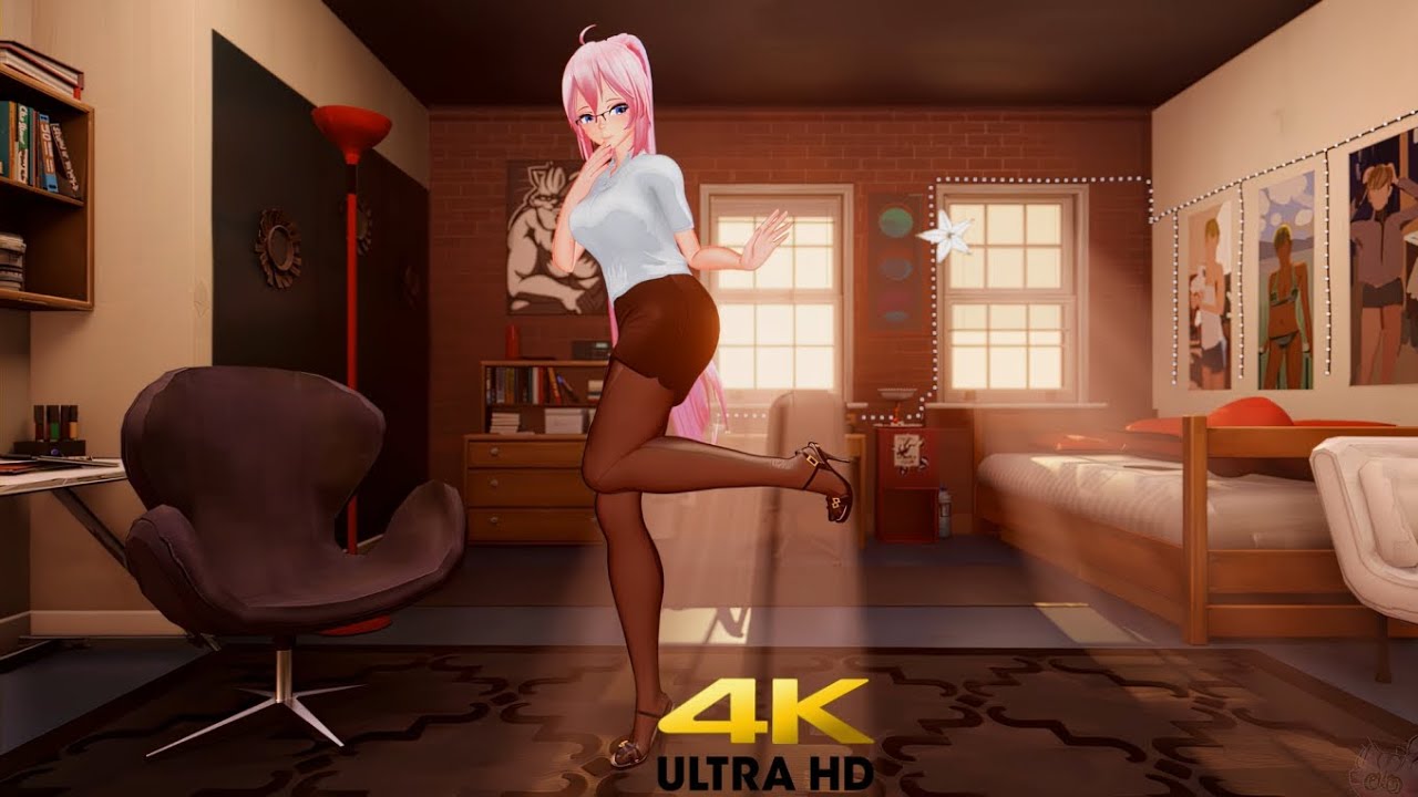 Luna Chan - Feet Growth/Giantess Growth (4K AI Upscale)