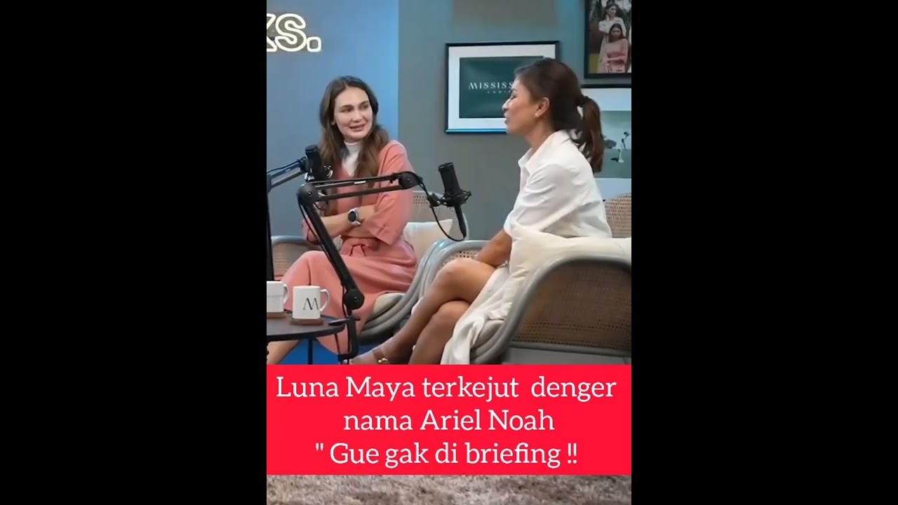 Luna Maya ketemu Ariel Noah di podcast #shorts #viral #lunamaya #arielnoah #noahband #noah
