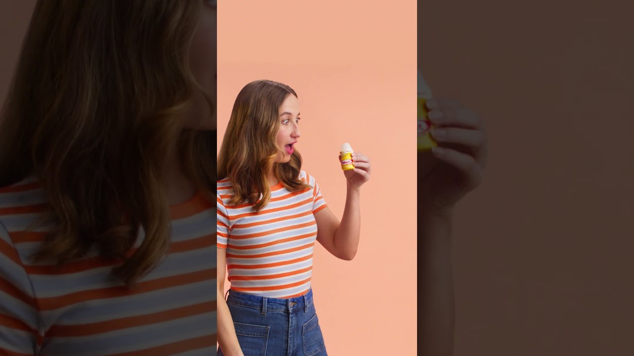 Lust auf Pfirsich? Probiere das neue Yakult Plus mit Pfirsichgeschmack!  🍑 #yakult  #pfirsich #neu