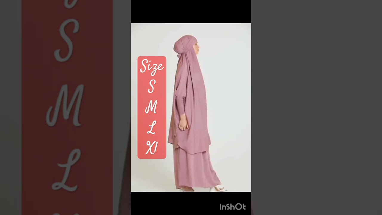 Luxury khimar jilbab knee length #jilbab #khimar #abaya #viral  #islamic #shorts #allah #subhanallah