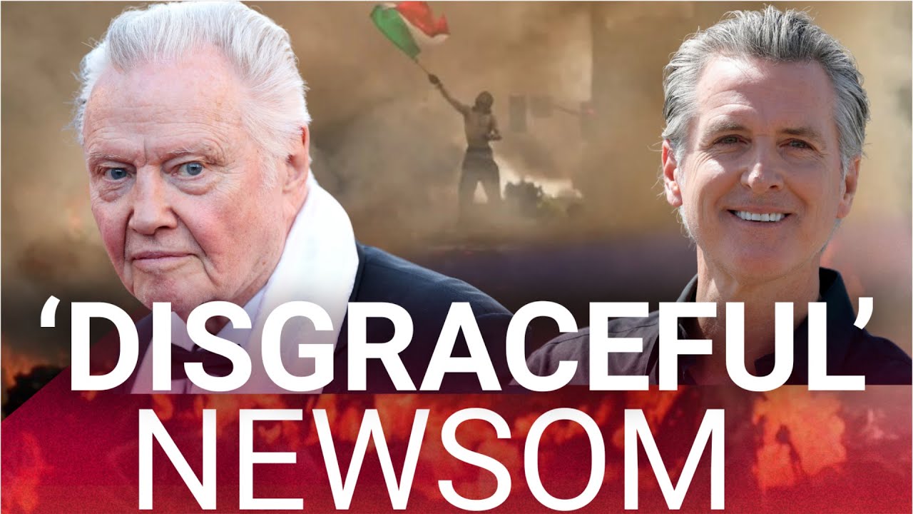 'Lying dog': Jon Voight unleashes on Gavin Newsom for blaming LA riots on Trump