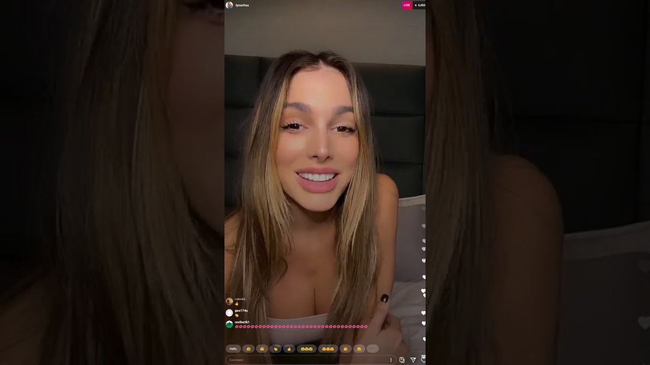 Lyna Perez (@lynaritaa) Livestream on Instagram 2020