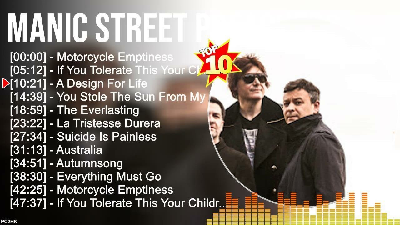 M a n i c S t r e e t P r e a c h e r s Greatest Hits ~ Top 10 Artists Of The 90's