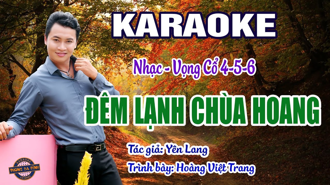 Đêm lạnh chùa hoang | Karaoke dây kép | Hoàng Việt Trang | nhạc hay