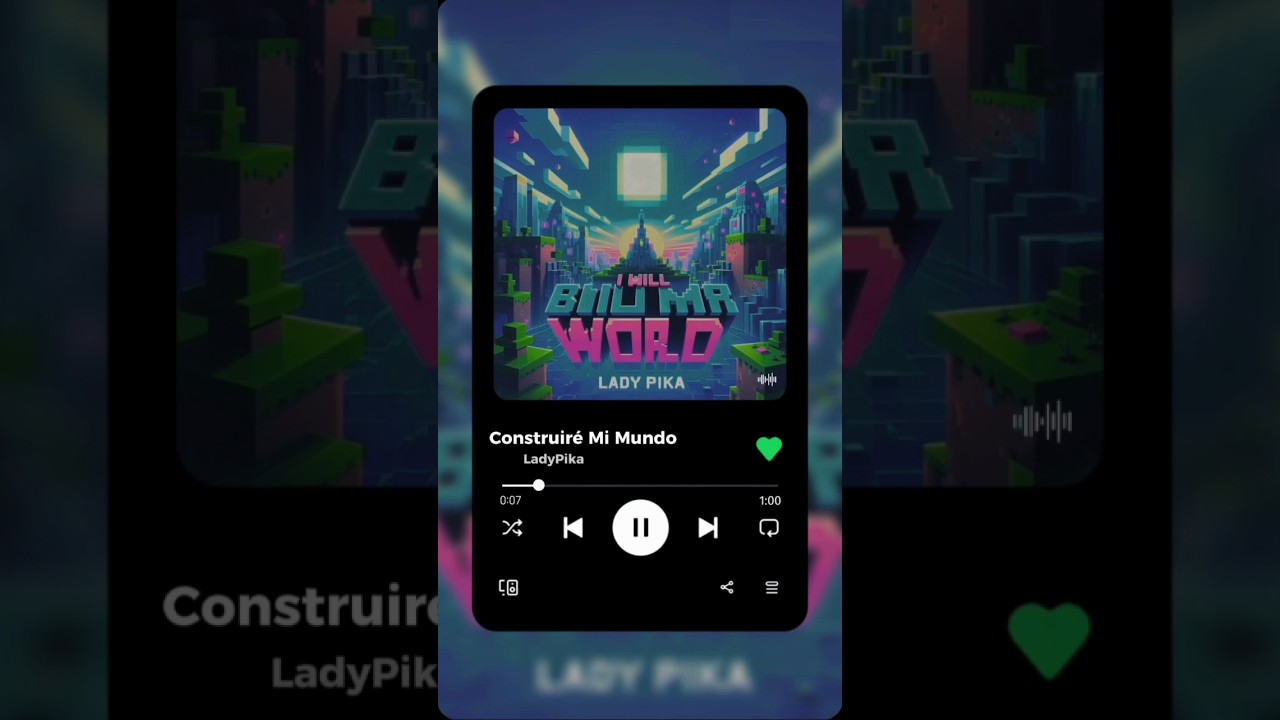 ¡Mañana en el canal: 'Construiré Mi Mundo'! - LadyPika 🎶✨