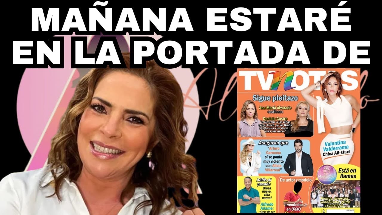 MAÑANA ESTARÉ EN LA PORTADA DE TV NOTAS !!