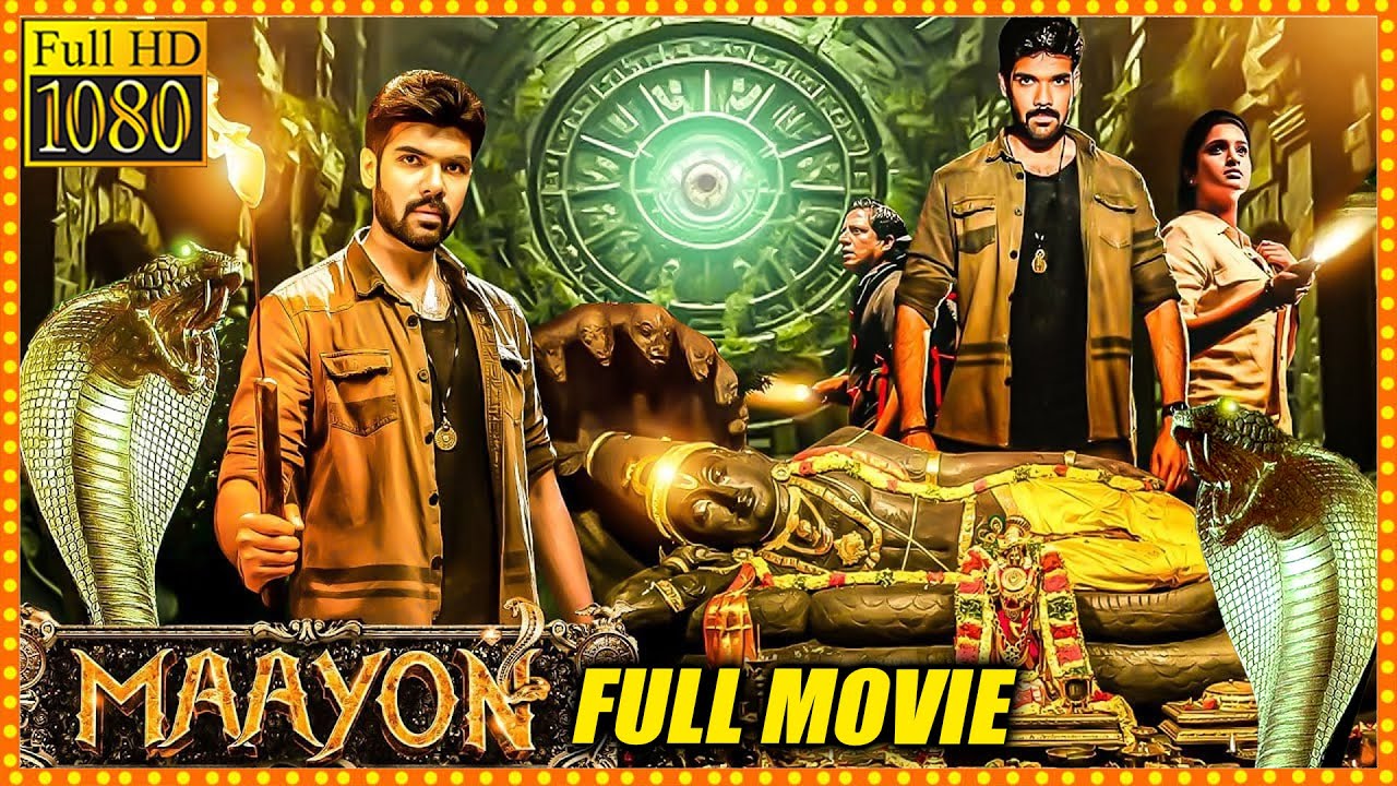 Maayon Telugu Action Adventure Full HD Movie | Sibi Sathyaraj | Tanya Ravichandran | Cinema Theatre