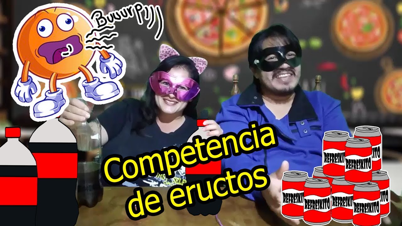 Mac Pechugas and her husband doing a SSBBW burp challenge