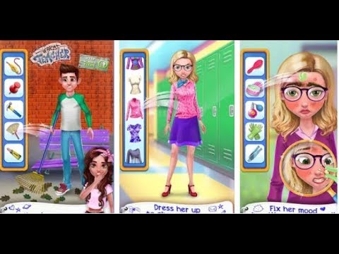 Mad Teacher Classroom Makeover Madness / Tabtale Games / Android Gameplay Video