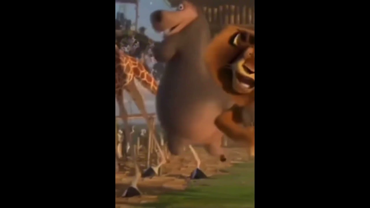 Madagascar 2 - Gloria the Hippo shakes DA FAT ASS (Short)