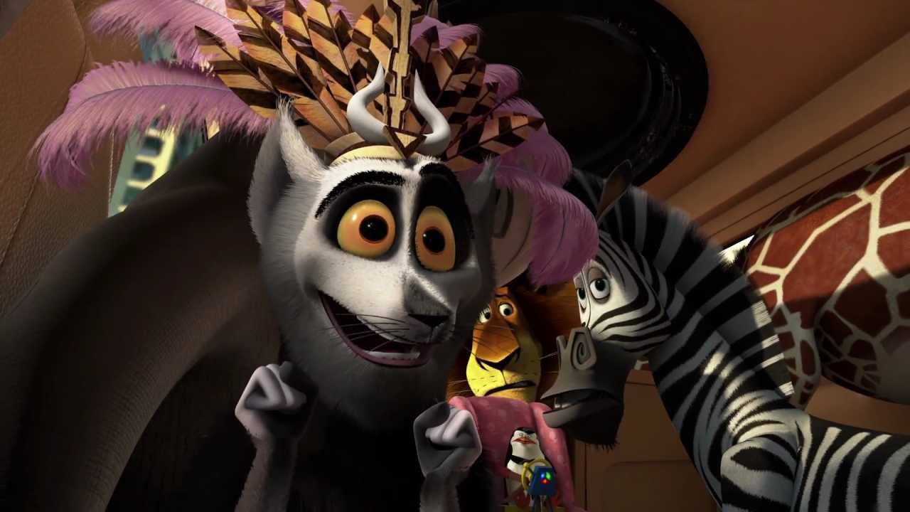 MADAGASKAR 3: AVRUPA'NIN EN ÇOK ARANANLARI TÜRKÇE DUBLAJLI KLİP: ARABA KOVALAMACA