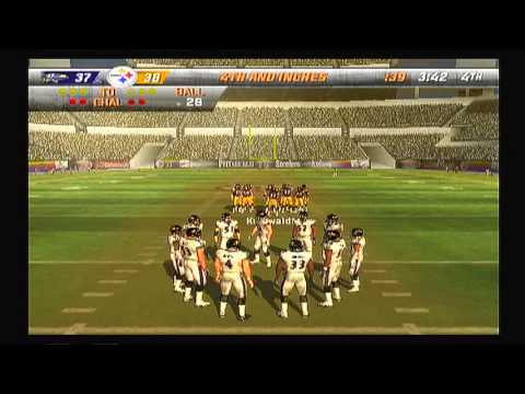 Madden 08 LPPS Gameplay End Game (PS2) Steelers vs Ravens