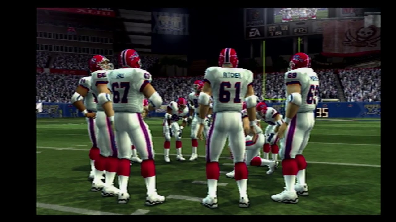 Madden NFL 07 - Historical Teams Gameplay PS2 - 1990 Buffalo Bills vs 1990 New York Giants