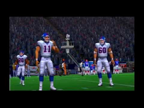 Madden NFL 07 Hall Of Fame Edition 07 86 New York Giants vs 90 Buffalo Bills