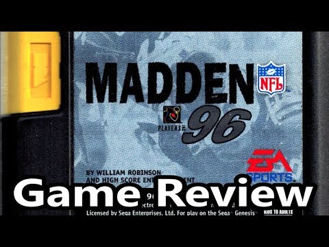Madden NFL 96 Sega Genesis Review - The No Swear Gamer Ep 531