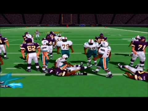 Madden NFL 99 Dolphins vs Vikings Part 2