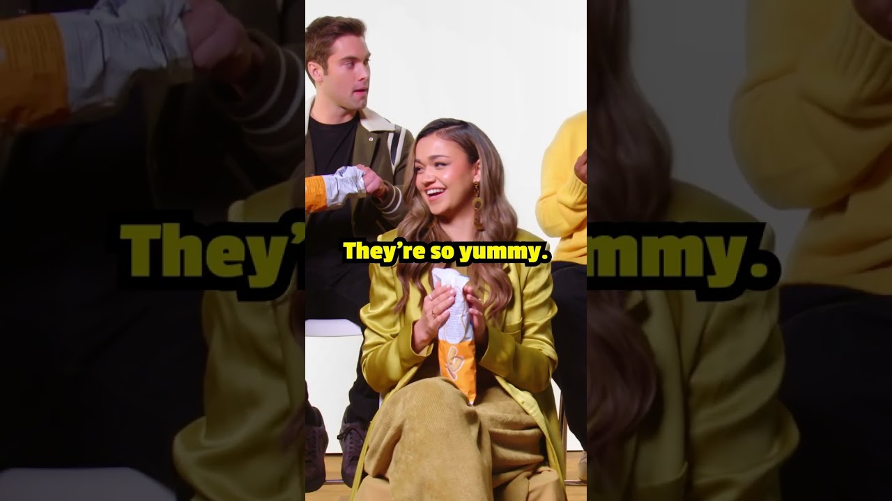 Madelyn Cline gets ROASTED by Outer Banks cast for favorite snack 🥜😂