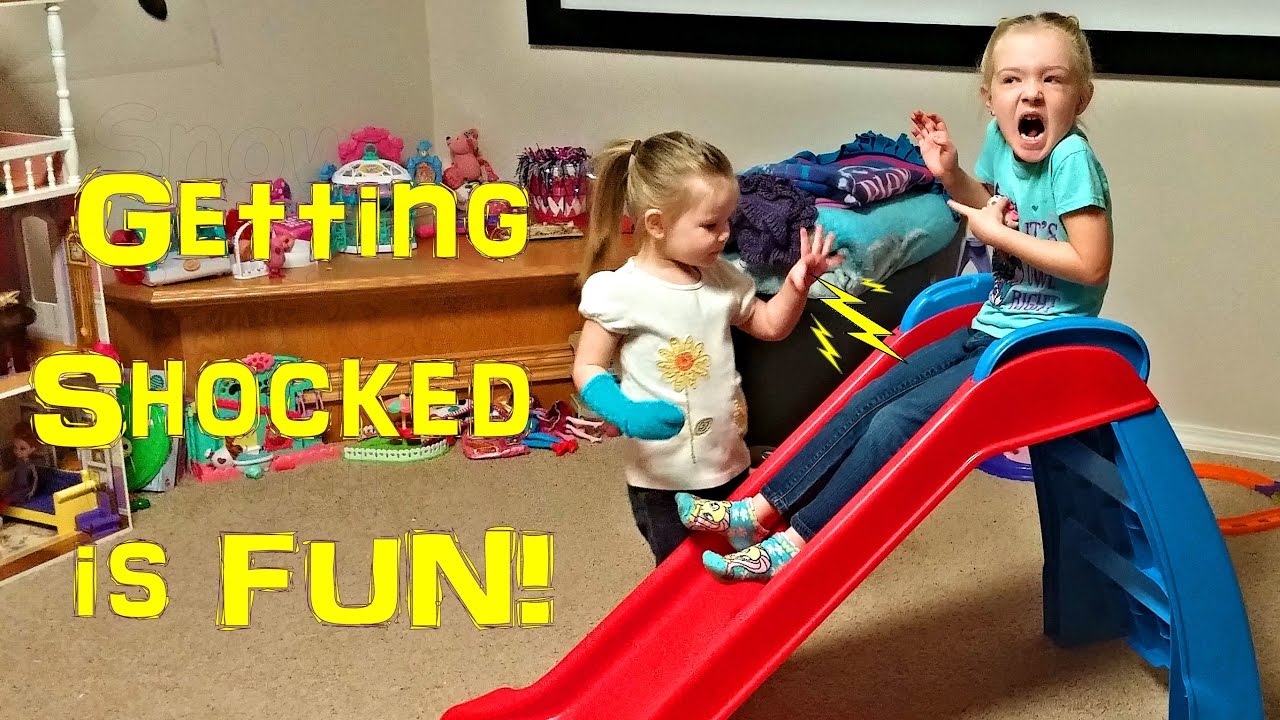 Madison Gets Shoved Off Electric Slide and Plays Fetch as a Puppy!!!