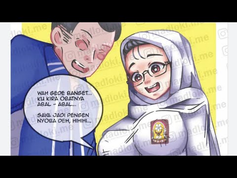 MADLOKI COMICS - SCHOOL HIJAB PLAY IN THE SHOP