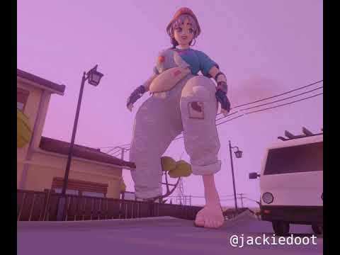 Mae's Sudden Growth (Fortnite Giantess Growth Animation)