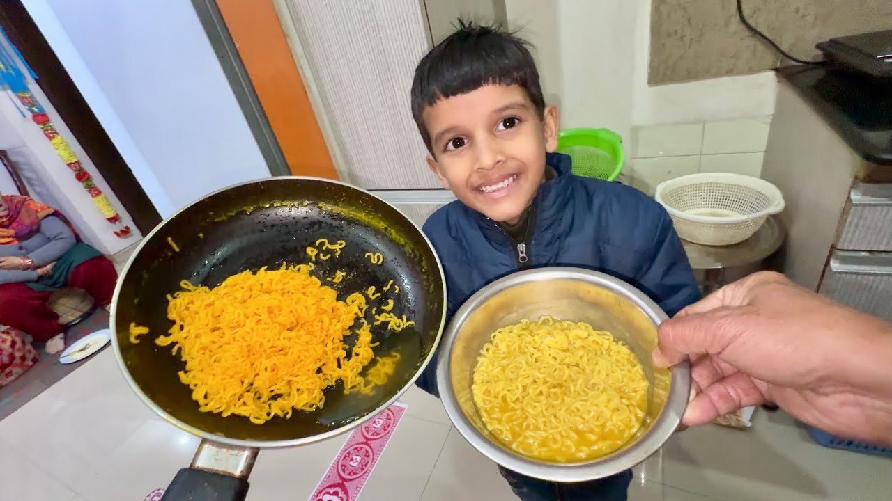 Maggi Prank On Piyush 😂 But Popat Hogya