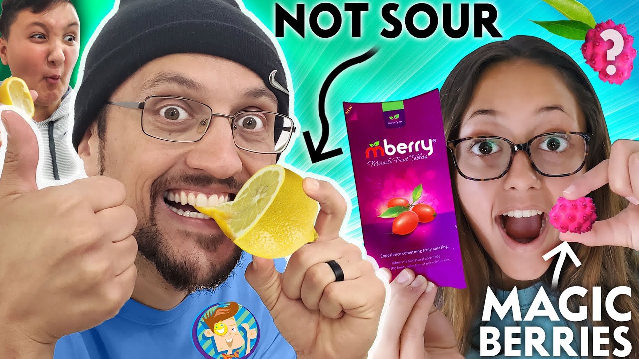 MAGIC Berries Turn SOUR foods SWEET! (FV Family mBERRY Taste Test Challenge)