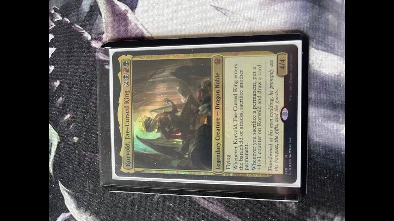 Magic The Gathering| EDH/Commander| Korvold, Fae-Cursed King (TREASURE MASTER)| Personal Deck Tech