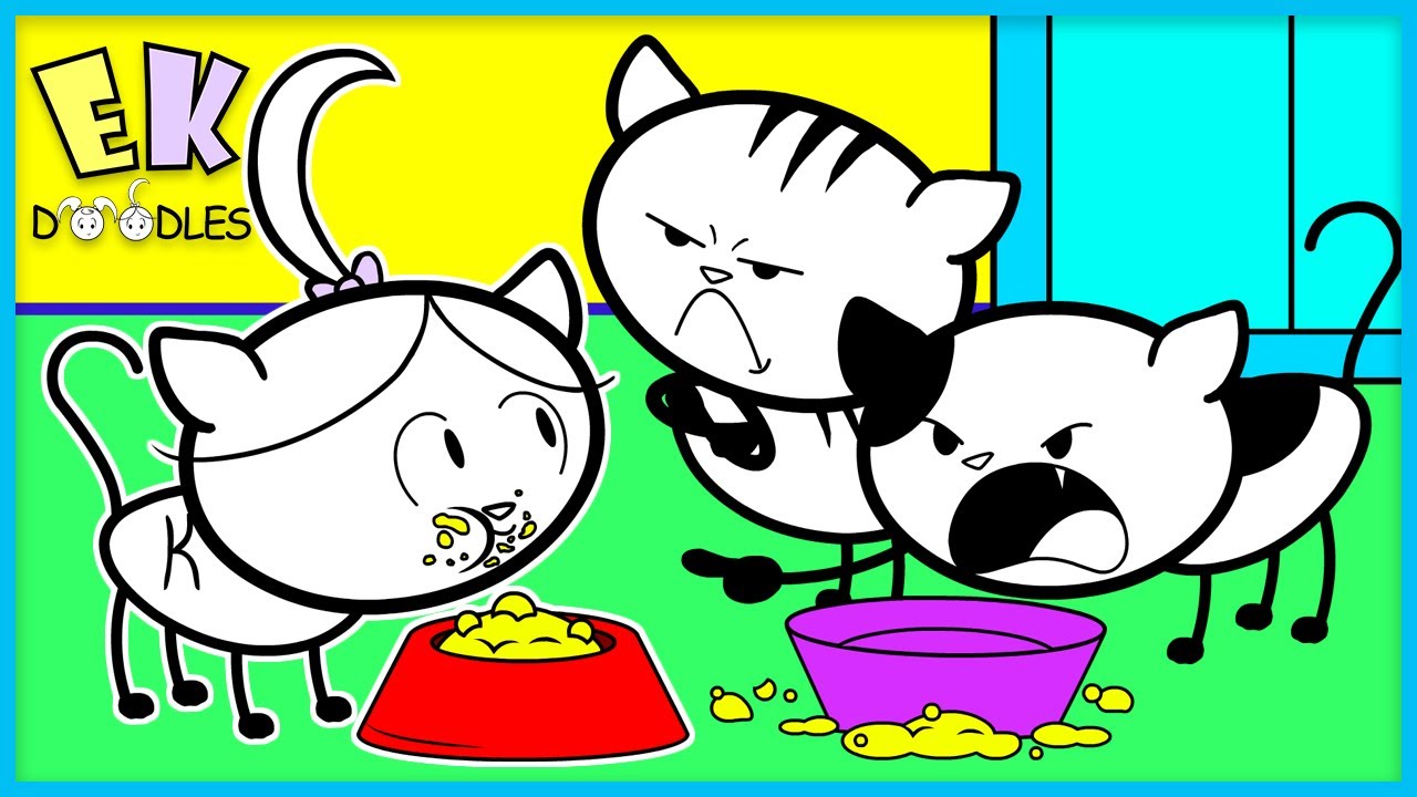 Magic Wand Pretend Play Family Fun with EK Doodles! Kate is a CAT!