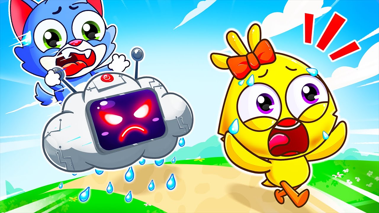 Magical Cloud Robot Song 🌈 | Sing-along with Lamba Lamby