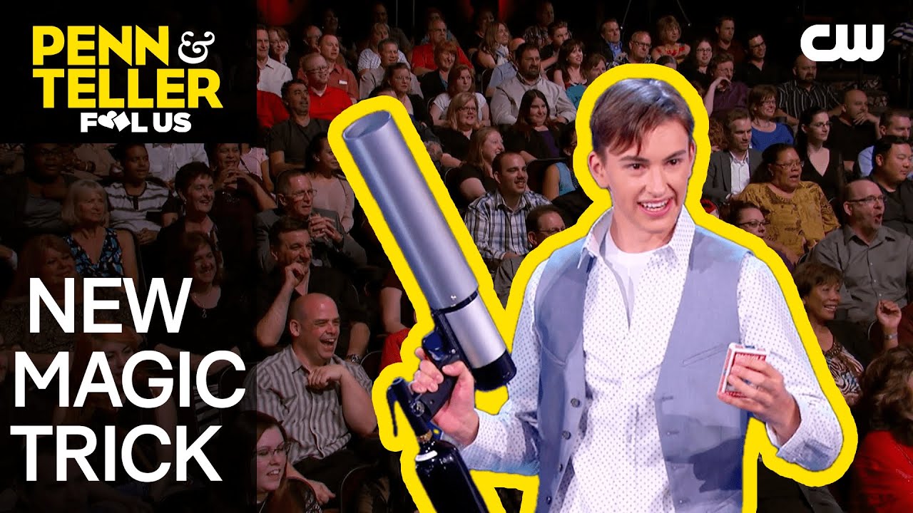 Magician Performs T-Shirt Launcher Magic Trick | Penn & Teller: Fool Us | The CW