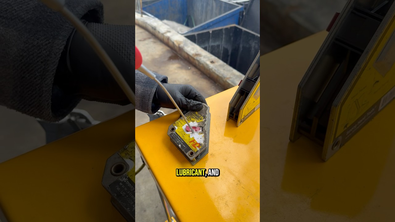 Magnet Maintenance 🧲 #welding #fabrication #toolsofthetrade