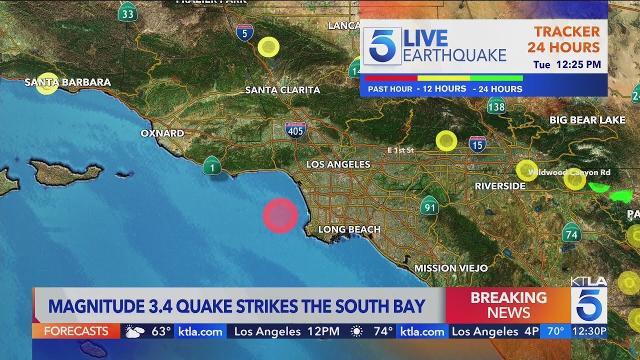 Magnitude 3.4 quake rattles coastal L.A.