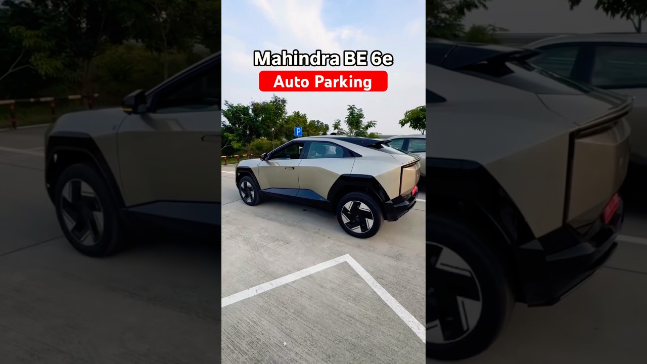 Mahindra Be 6e Auto Parking | #shorts #youtubeshorts #mahindrabe6e
