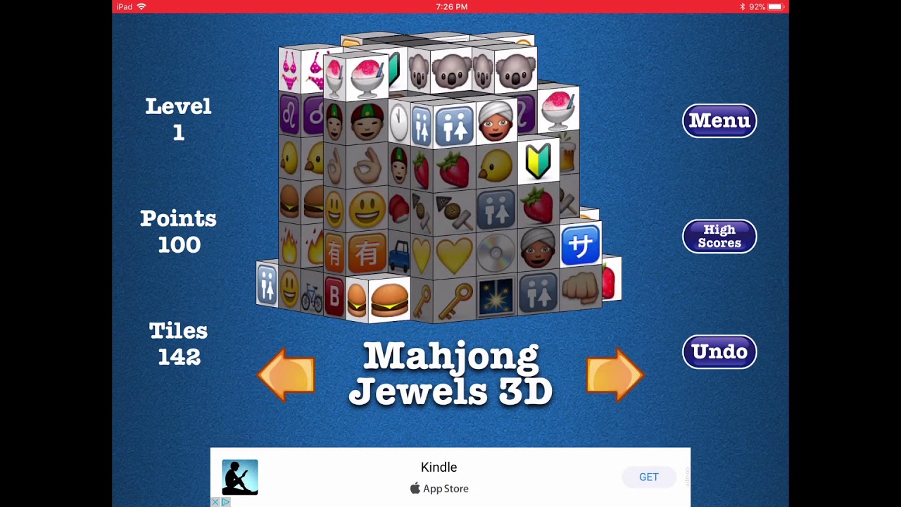 Mahjong jewels 3D part 1