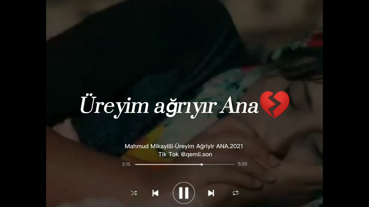 Mahmud Mikayilli-ureyim agriyir ana 2021