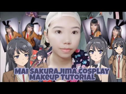 Mai Sakurajima Cosplay Make Up Tutorial ♡ Mizuki Gaile