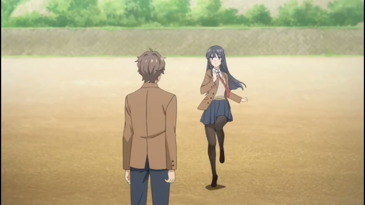 Mai San slap Sakuta : Rascal Does Not Dream Of Bunny Girl Senpai  Raw clip