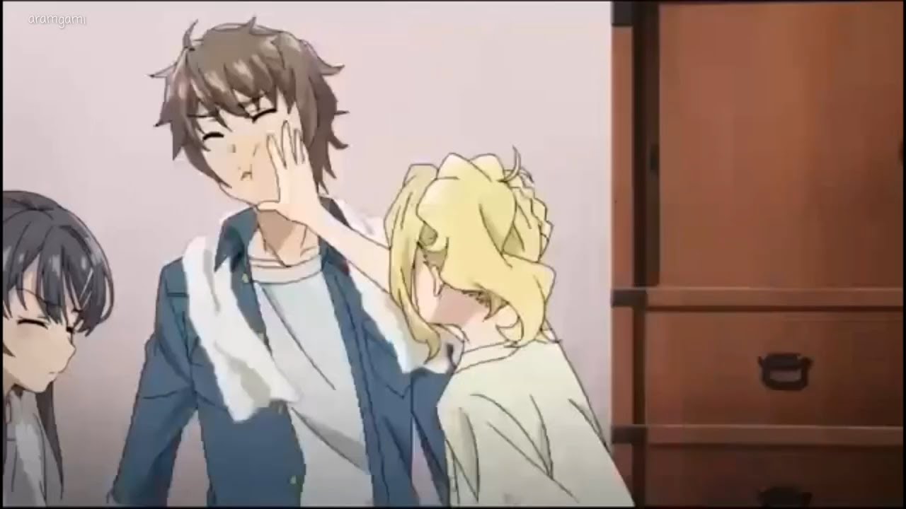 Mai slaps sakuta