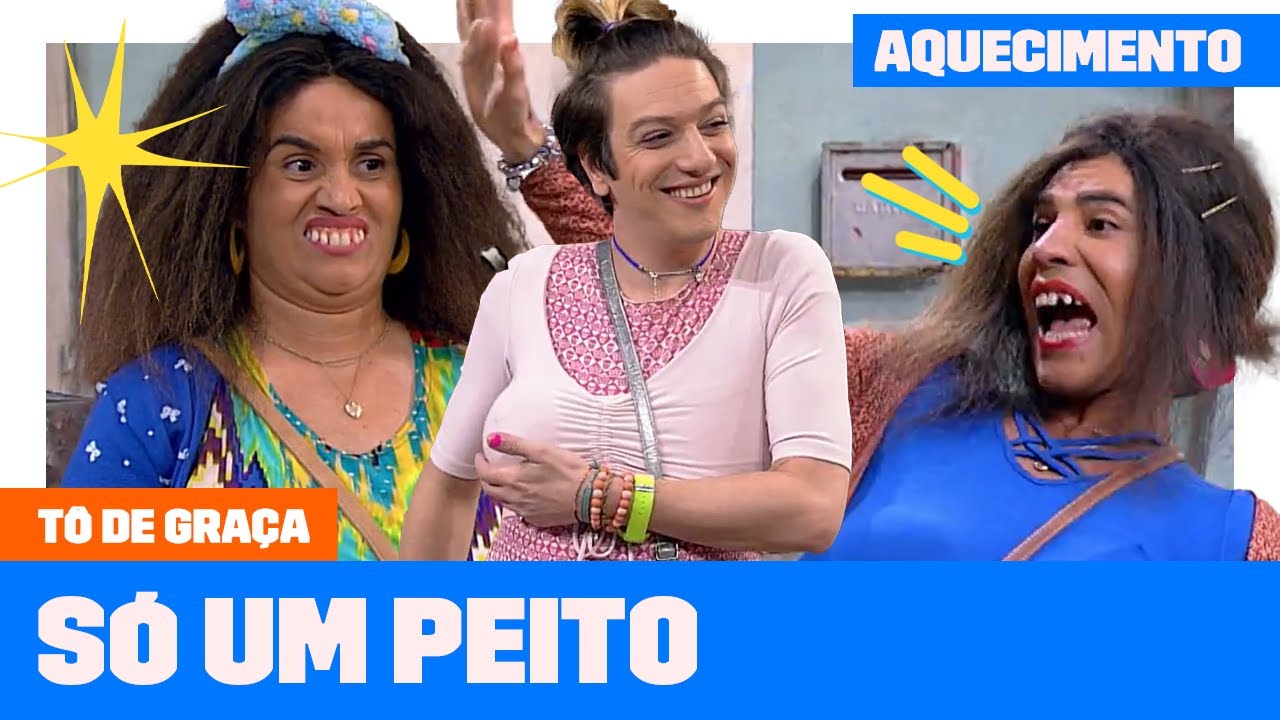 Maico coloca PEITO e ASSUSTA Graça | Aquecimento Tô De Graça | Humor Multishow