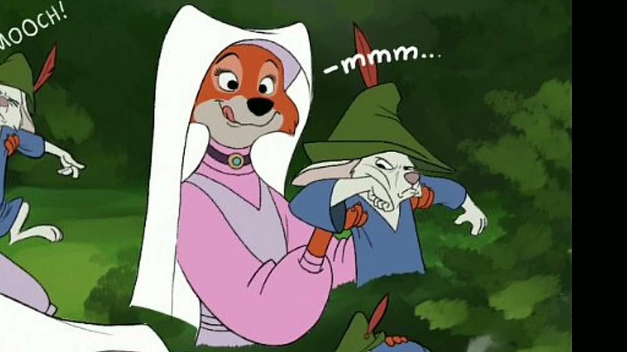 Maid Marian Eats The Rabbit