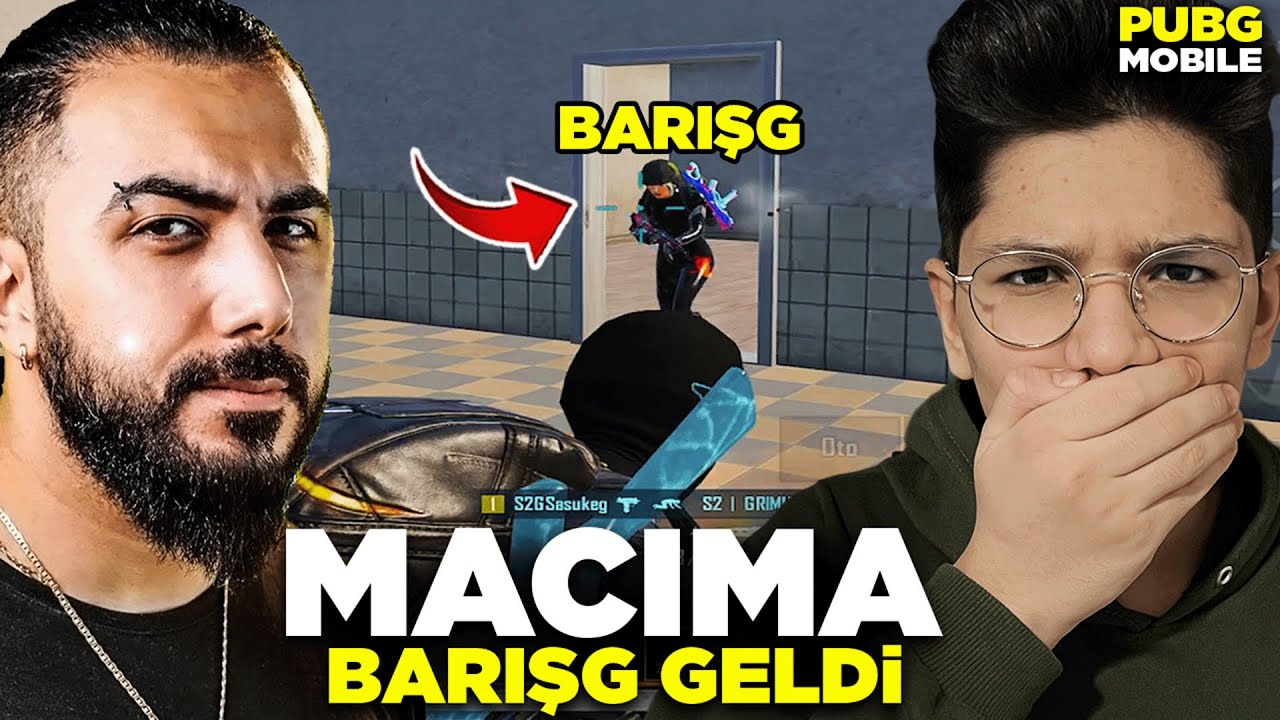 MAÇIMA BARIŞ G GELDİ!! İNANILMAZ MAÇ! - PUBG MOBİLE